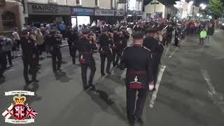 Bangor Protestant Boys FB  Portadown Defenders FB Parade 2024 [upl. by Suiravat376]