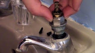 Fix a Dripping Tap  Replace a Tap Washer real example [upl. by Kenay]