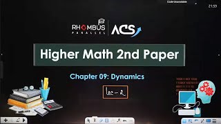 সমতলে বস্তুকণার গতি Lec02Abhi Datta Tushar  HSC Academic Higher Math 2nd PaperChapter 9 [upl. by Novat]