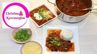 Chili con Carne Rezept  Chilli con Carne selbst gemacht  Rezept Video  Anleitung [upl. by Oiluj829]