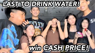 LAST to Drink WATER win CASH PRICE Cabase Fam  Grae and Chloe [upl. by Mitman]