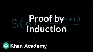 Proof by induction  Sequences series and induction  Precalculus  Khan Academy [upl. by Ettigdirb]