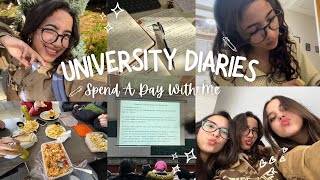 UNIVERSITY DIARIES ✨  spend a day with me  تغدينا مجموعين مع صحابتي ،قرايا… [upl. by Hellene]