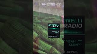 Kimi Antonelli team radio after debate crash Italy 🇮🇹 f1 f1reel formula1 [upl. by Nnyl]