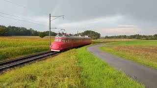 SBB CFF FFS RAe 48 1021 quotChurchillquot com especial  Ossingen [upl. by Eahsan]