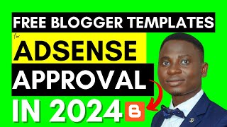 Free Blogger Templates For AdSense Approval  Blogger Template IN 2024 [upl. by Bannasch]