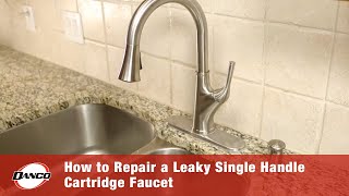 How to Repair a Leaky Single Handle Cartridge Faucet [upl. by Anirbus]