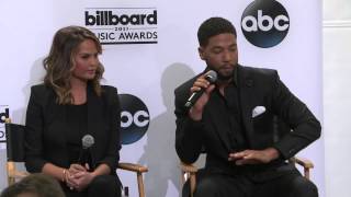 Jussie Smollett Answers Camerons Twitter Question  BBMA Nominations 2015 [upl. by Tunnell424]