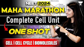 Complete Cell Unit in One Shot  Cell  Cell Cycle  Biomolecules  NEET 2024  Seep Pahuja [upl. by Naga]