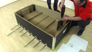 Aufbauvideo Maxstore® Profi Tischfussball Leeds [upl. by Ramo]