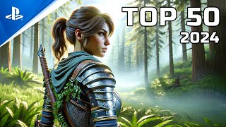 Top 50 New Upcoming PS5 Games of 2024 4K [upl. by Alysia]