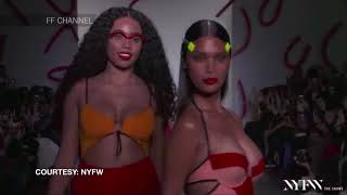 Model Geena Rocero rocks the NYFW runway [upl. by Rebmeced]