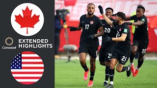 Canada vs USA Extended Highlights  CONCACAF WCQ  CBS Sports Golazo [upl. by Ynafets946]