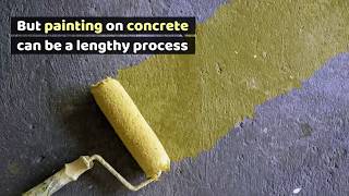 How to Paint a Concrete Wall [upl. by Novyad]