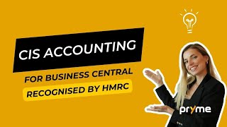 pryme CIS CIS accounting software for Business Central Recognised by HMRC [upl. by Hanser]