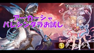 【グラブル】アーカーシャ バレンタインシンダラお試し 1ポチ2ターン  Akasha Valentine Cidala Trial 【GBF】 [upl. by Blithe]