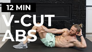 12 Minutes To Sculpted Vcut Abs Get RIPPED Obliques [upl. by Clawson706]