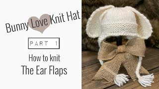 How to KNIT EAR FLAPS for HAT 03 month [upl. by Irodim]