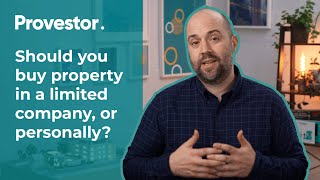 Is It Better To Buy Property Through A Limited Company Or Personally  Intro to Property Tax [upl. by Mossman936]