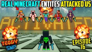 😱MULTIVERSE HEROBRINE AND ALL MINECRAFT ENTITES ATTACKED US  SUPER COMPUTER BATTLE TEDDY SMPS2E16 [upl. by Ellirpa430]