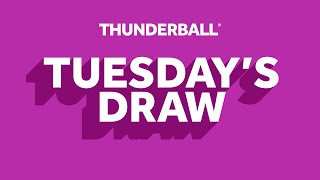 The National Lottery Thunderball draw results from Tuesday 14 May 2024 [upl. by Nolyar512]