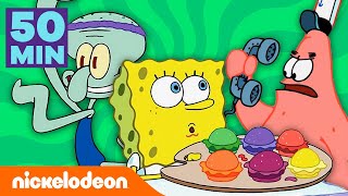 SpongeBob  50 najlepszych MINUT 2 sezonu  Nickelodeon Polska [upl. by Friedrich427]