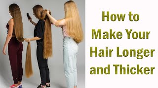 How to Make Hair Thicker How to Use Mustard Oil Castor Oil amp Evion Capsule For Fast Hair Growth [upl. by Arayk]