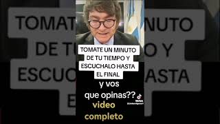 Javier Gerardo Milei logrará dar una vuelta a la rica Argentina  espero se levante ese gran País [upl. by Eiramyelhsa907]