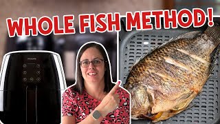 Air Fryer Whole Fish tilapia in the air fryer [upl. by Otte]