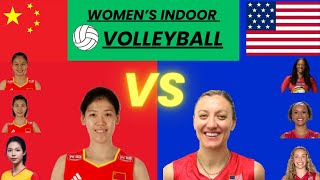 Womens Indoor Olympic 🏐 USA vs China LIVE PLAYBYPLAY 072924 usawomensvolleyball [upl. by Alena]