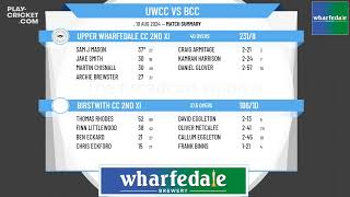 Upper Wharfedale CC 2nd XI v Birstwith CC 2nd XI [upl. by Meedan878]