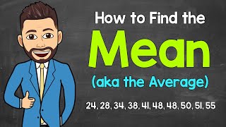 Finding the Mean Average  Math with Mr J [upl. by Suvart963]