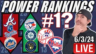 MLB Power Rankings Braves amp Mets Keep Sliding Blue Jays Brewers amp Mariners Climb [upl. by Juliann]