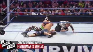 John Cena’s Strongest Moves WWE Top 10 [upl. by Harshman170]