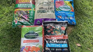 Compare 5 Common Potting Mixes available from Bunnings in Melbourne [upl. by Dreher]