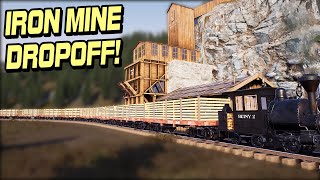 Delivering a Fully Loaded Train to the Iron Mine in Railroads Online [upl. by Kifar]