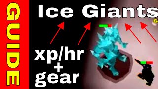 OSRS Ironman Guide to Wilderness Slayer Ice Giants Task  xphr and location [upl. by Airamalegna881]