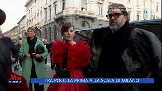 Serata inaugurale della Prima alla Scala di Milano  La Vita in diretta 07122022 [upl. by Leunam]