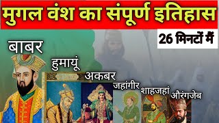 मुगल वंश संपूर्ण इतिहास । Mughal Empire । Mughal history । Mughal dynasty mughal mughalempire [upl. by Lippold]