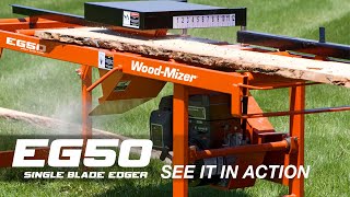 EG50 Single Blade Board Edger Walkthrough  WoodMizer [upl. by Ehcrop]