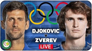 DJOKOVIC vs ZVEREV  Tokyo Olympics 2020 Semi Final  LIVE GTL Tennis Watchalong [upl. by Adnoloy]