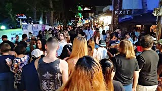 Look This is BORACAY White Beach and Main Road on March 30 2024  Beach Party  Night Life 🌙 [upl. by Arjun]