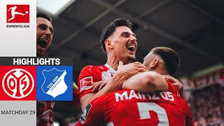 Mainz  Hoffenheim  41  Zusammenfassung  Bundesliga 202324 [upl. by Eniamahs]