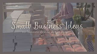 small business ideas to start in 2024 10profitable business ideas for yousmallbusinessaesthetic [upl. by Atinat650]