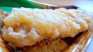 Eating Japanese food Tempura quotAnago tempuraquot ASMR not sashimi [upl. by Leibman]