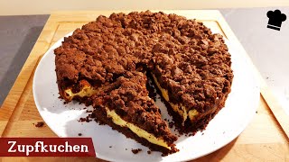 Omas Zupfkuchen Rezept  Russischer Zupfkuchen Quarkkuchen schnell und einfach gebacken [upl. by Enalb]