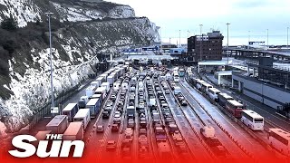 Port of Dover declares critical incident as intense traffic causes delays [upl. by Notfa]