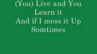 Hannah Montana Nobodys Perfect Lyrics [upl. by Airamanna800]