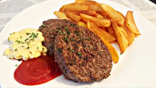 Comment Cuire Un Steak Haché  Recette Pour Étudiant   Back To School [upl. by Luapnhoj989]