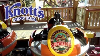 2019 Sierra Sidewinder Spinning Roller Coaster On Ride HD POV Knotts Berry Farm [upl. by Pliner]